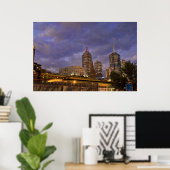 Poster Melbuorne Skyline (Bureau à domicile)