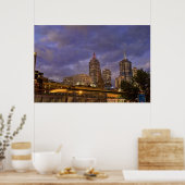 Poster Melbuorne Skyline (Cuisine)