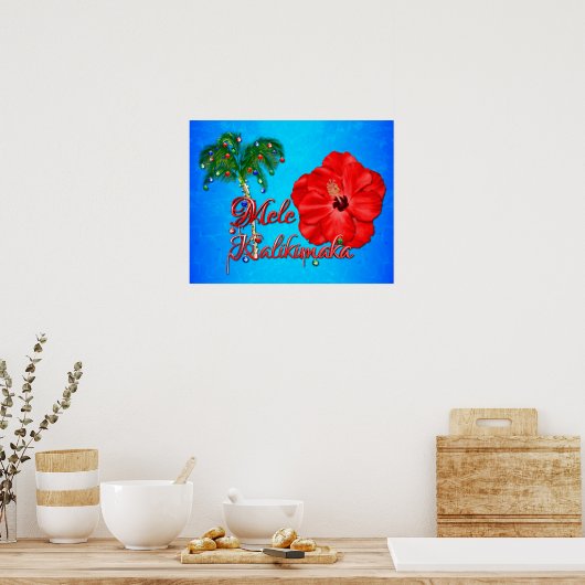 Poster Mele Kalikimaka (Cuisine)