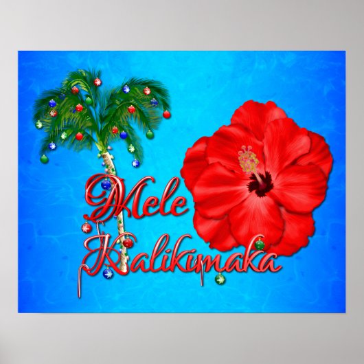 Poster Mele Kalikimaka (Devant)