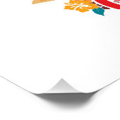 Poster Mele Kalikimaka pour un Noël hawaïen brillant (Coin)