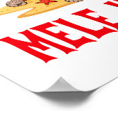 Poster Mele Kalikimaka Santa Christmas (Coin)