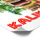 Poster Mele Kalikimaka Santa Claus Tiki (Coin)