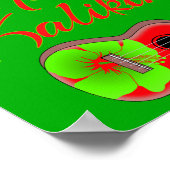Poster Mele Kalikimaka Ukulele (Coin)