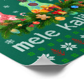 Poster Mele Kalikimaka Ukulele Guitare Cadeau Ukulele (Coin)