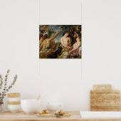 Poster Meleager et Atalanta (huile sur toile) (Cuisine)