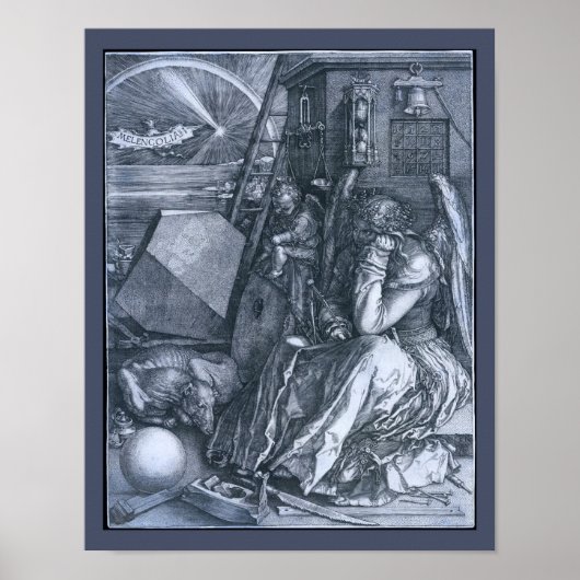 Poster  Melencolia I  by Albrect Durer (Devant)