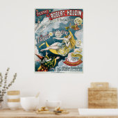 Poster Melies ~ Magicien français Vintage Magie Act (Cuisine)