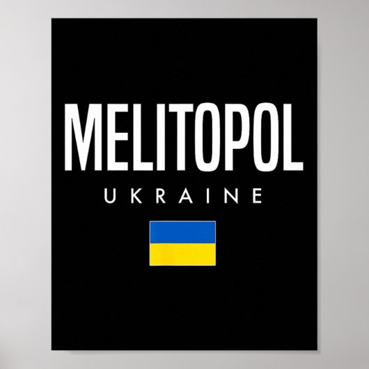 Poster Melitopol Ukraine (Devant)