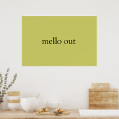 Poster Mello sort (Cuisine)