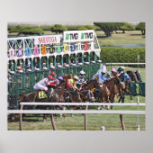 Poster Mellon Turf - Course de course Saratoga (Devant)