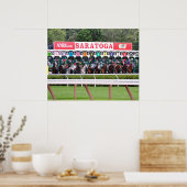 Poster Mellon Turf - Course de course Saratoga (Cuisine)