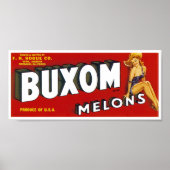 Poster Mellons Buxom (Devant)