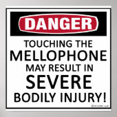 Poster Mellophone de danger (Devant)