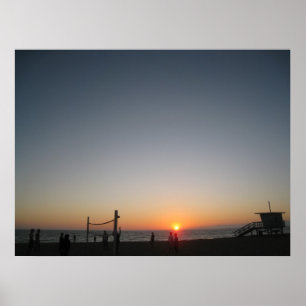 Poster Mellow à la plage