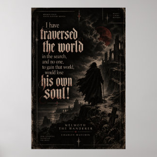 Poster Melmoth le vagabond – Le Prix d'une âme | Sombre
