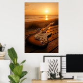 Poster Mélodie du coucher de soleil (Bureau à domicile)
