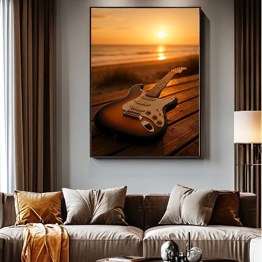 Poster Mélodie du coucher de soleil