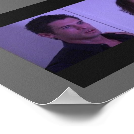 Poster Mélodie foncée (Coin)