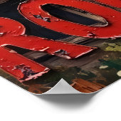 Poster Mélodie Lune : Embouteillage Urbain Jungle (Coin)