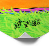 Poster "Melody" Rainbow Guitar Hippie Fairy (Coin)