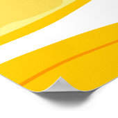 Poster Melon Doodle Fruit Design Vintage (Coin)