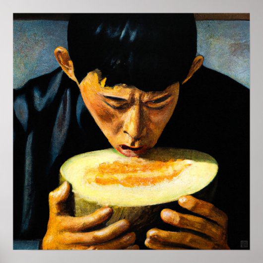 Poster Melon Eater - Art en toile (Devant)