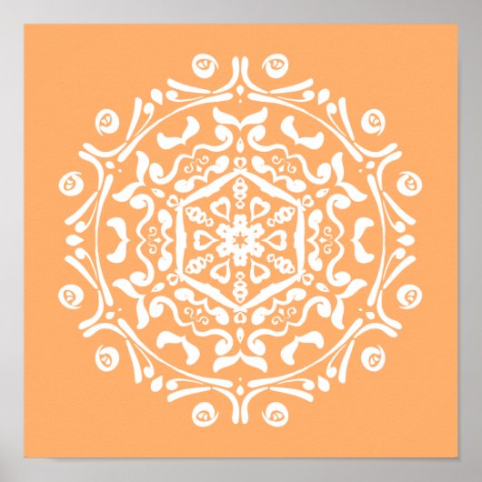 Poster Melon Mandala (Devant)