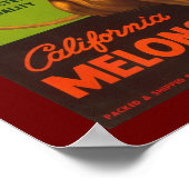 Poster Melons de Californie du Levon (Coin)