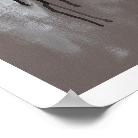 Poster Melting Girl (Coin)