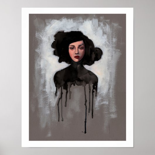 Poster Melting Girl (Devant)