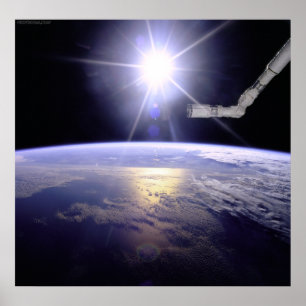 Poster Membre de la terre de navette spatiale