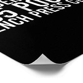 Poster Membre Du Club De Presse De 225 Pound Bench - Gym  (Coin)