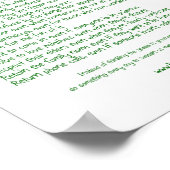 Poster Membres de famille durables (Coin)