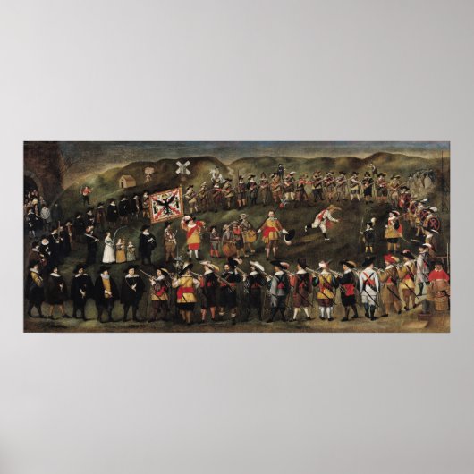 Poster Membres de la Fraternité de St. Barbara (Devant)