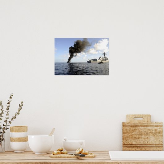 Poster Membres de la Garde côtière américaine (Cuisine)