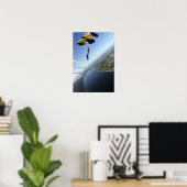 Poster Membres de l'équipe de parachutistes de la marine (Bureau à domicile)