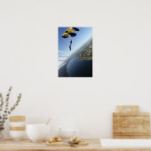 Poster Membres de l'équipe de parachutistes de la marine (Cuisine)