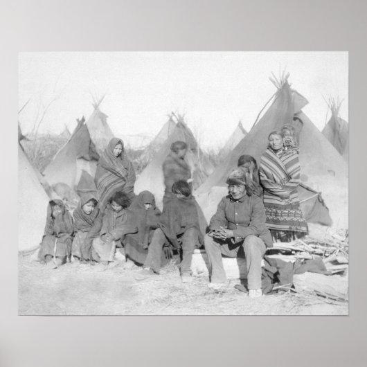 Poster Membres survivants de Big Foot's Band (Devant)