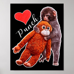 Poster Mème bébé singe poing