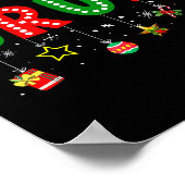Poster Mème Bruh drôle de dicton de Noël Salutation frère (Coin)