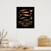 Poster Même coeur Mois de l'histoire des Noirs (Cuisine)