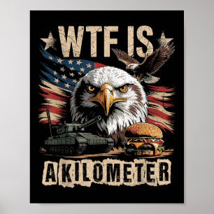 Poster Mème Combo Drôle Eagle Burger Tank Wtf Est Un Kilo