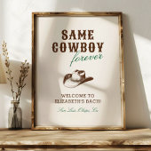 Poster Même Cowboy Forever Bachelorette Week-end