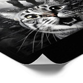 Poster Même de chat drôle avec Bigfoot 67 Six Sept Moi (Coin)