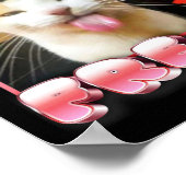 Poster Mème de chat drôle - Mème de chat factice certifié (Coin)