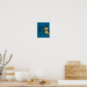 Poster Mème de chat drôle se comporter pas de design de d (Cuisine)