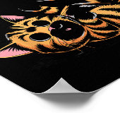 Poster Mème de chat fantôme drôle Halloween Soky Kitty (Coin)