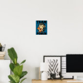 Poster Mème de jouet en peluche bébé singe robuste coup d (Bureau à domicile)