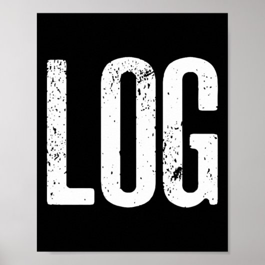 Poster Mème de journal amusant Halloween Beaver Log (Devant)